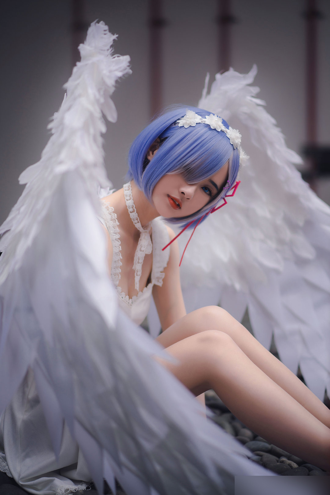 国人可爱coser:蜜玲珑扮演的雷姆