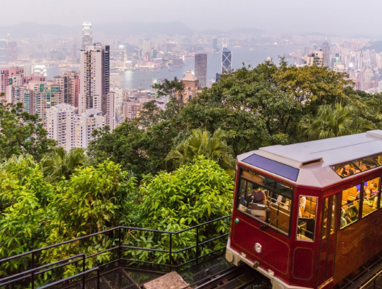 香港代表性景点,香港太平山顶!
