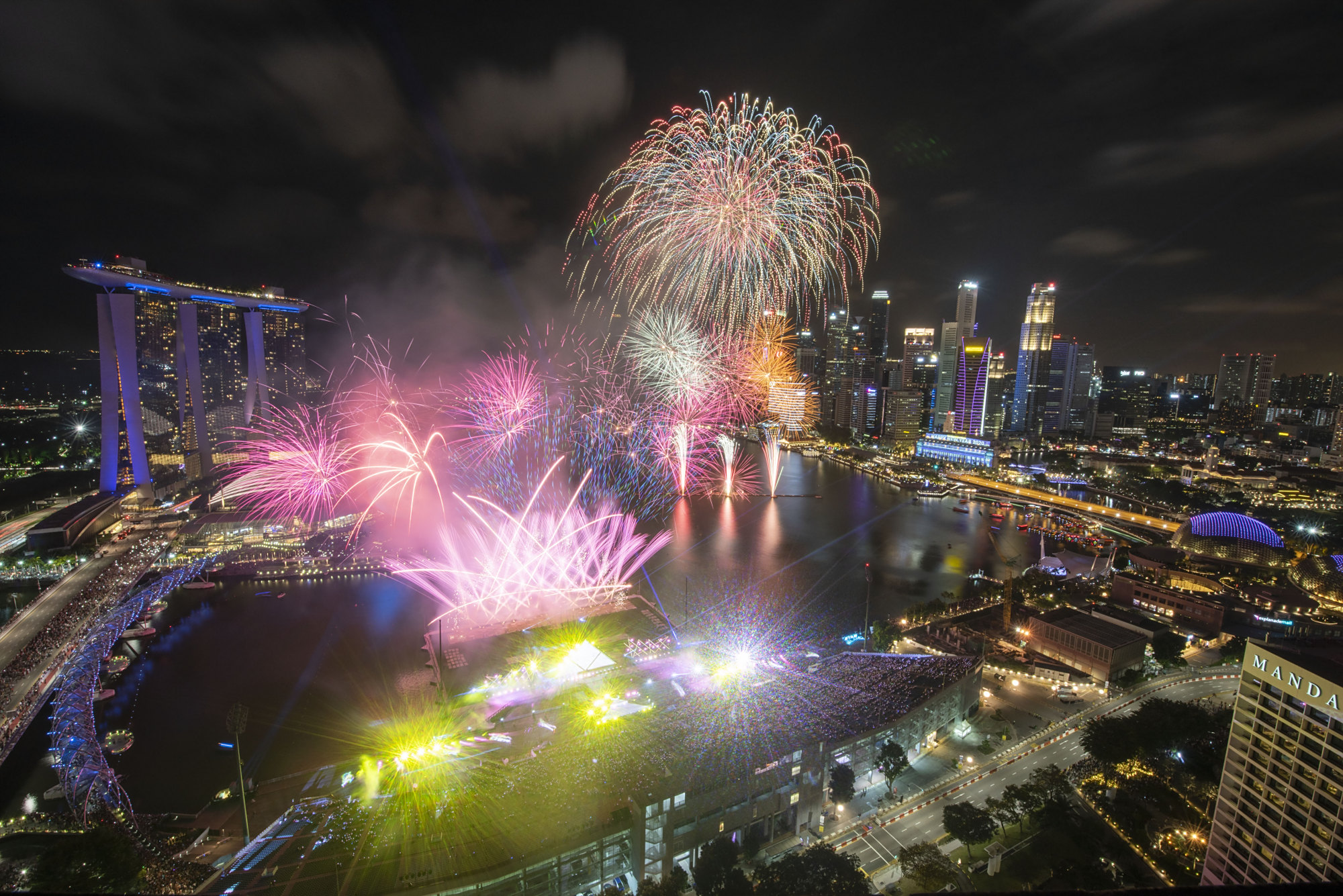 新加坡新年焰火