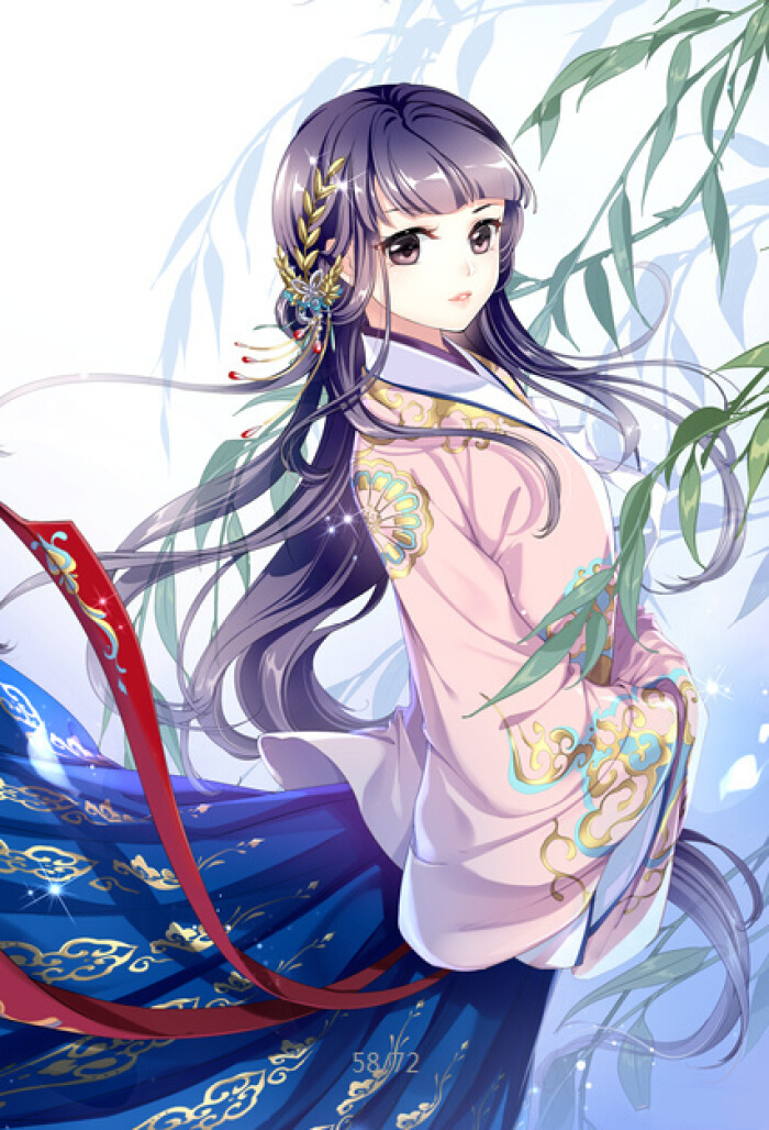 江水孤寂,两岸墨绿,到处站的都是你的身影,动漫图集