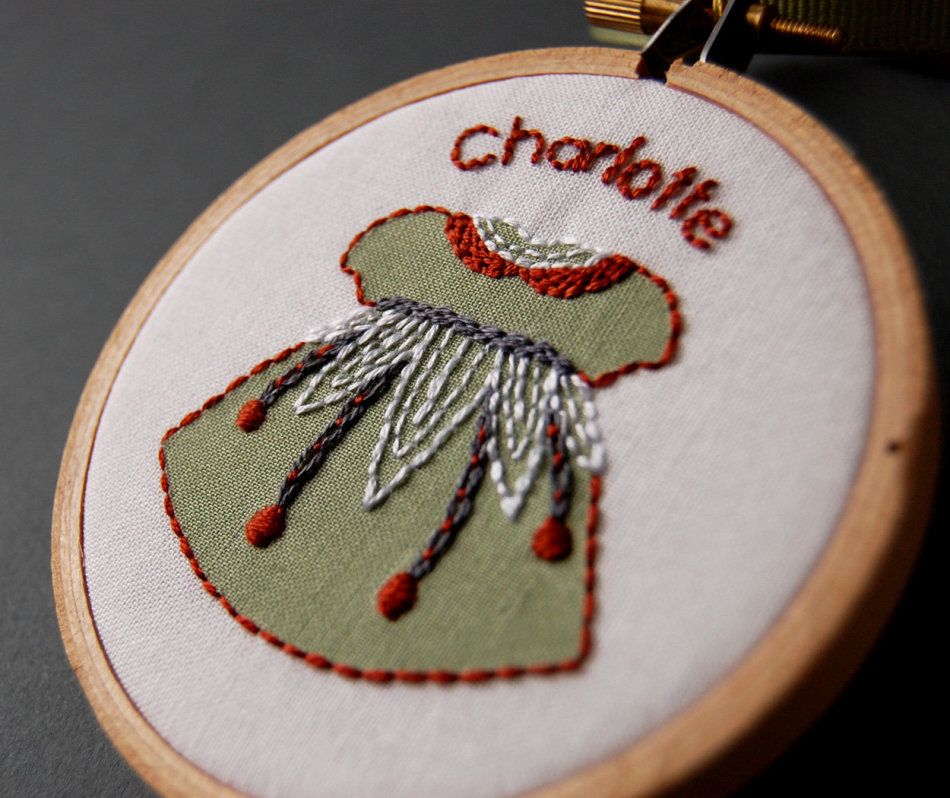 手工刺绣:小清新刺绣,特别简单,一看就会