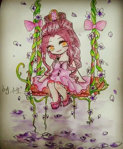精灵梦叶罗丽小学生绘画作品欣赏,王默和冰公主你给几分?