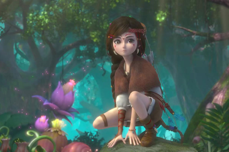 在《熊出没》里,纳雅其实根本没几个镜头,却成为众人的女神