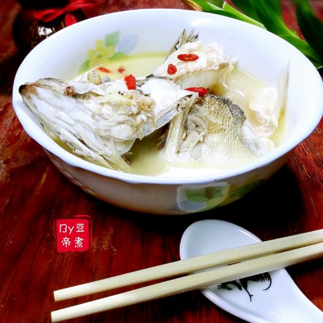 超有營養的鱸魚湯,口感鮮而不膩,喝上一碗還想喝第二碗