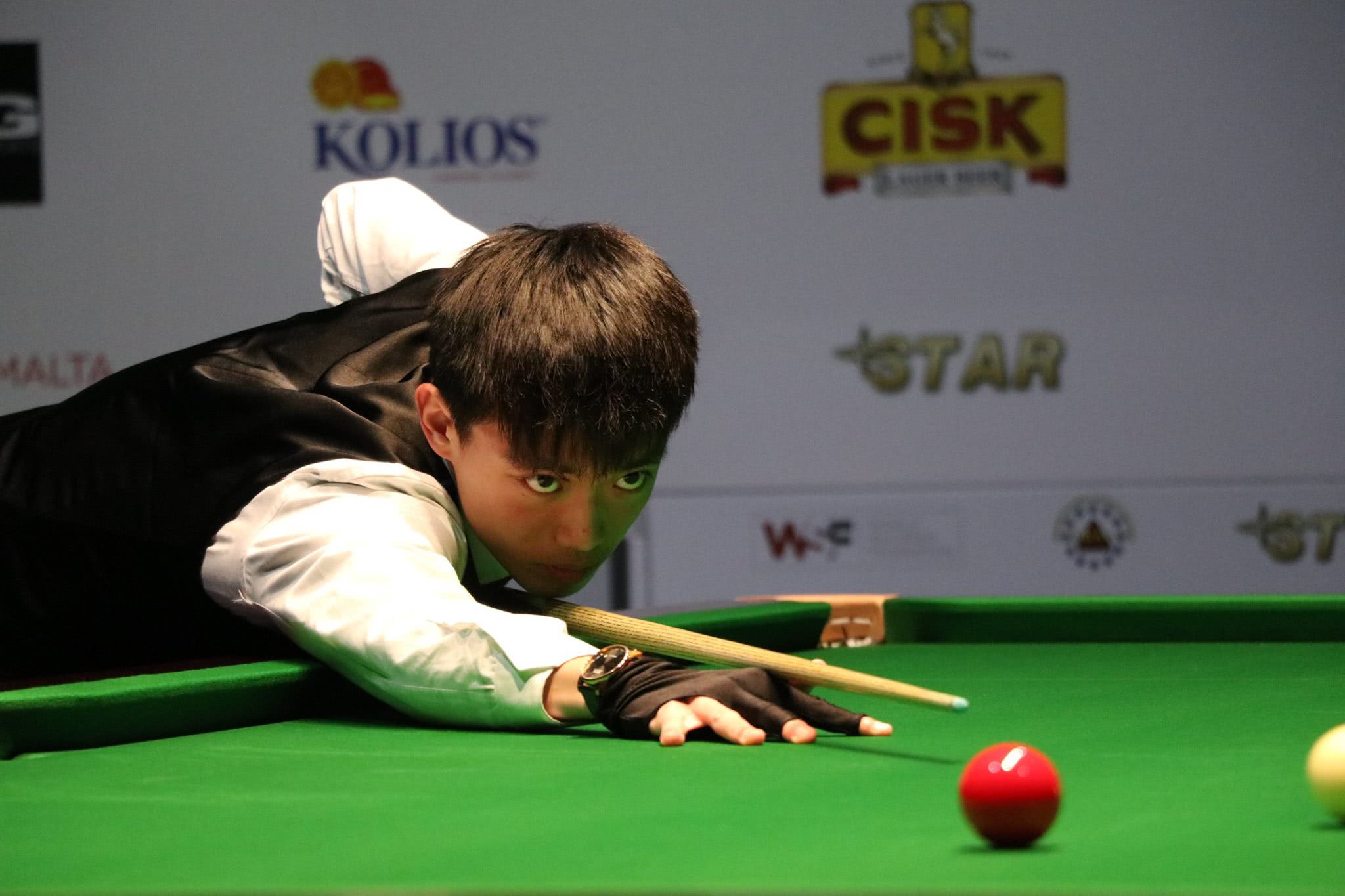 要火!业余世锦赛冠军,钢琴少年罗弘昊在斯诺克中国公开赛二连胜