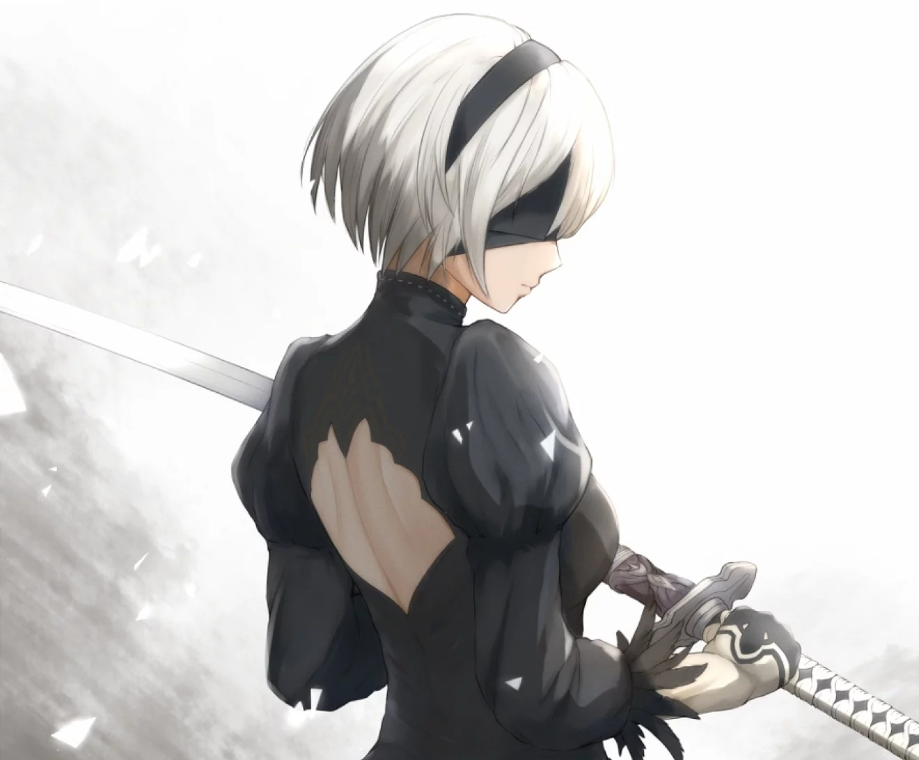 尼尔机械纪元角色美图,2b小姐姐