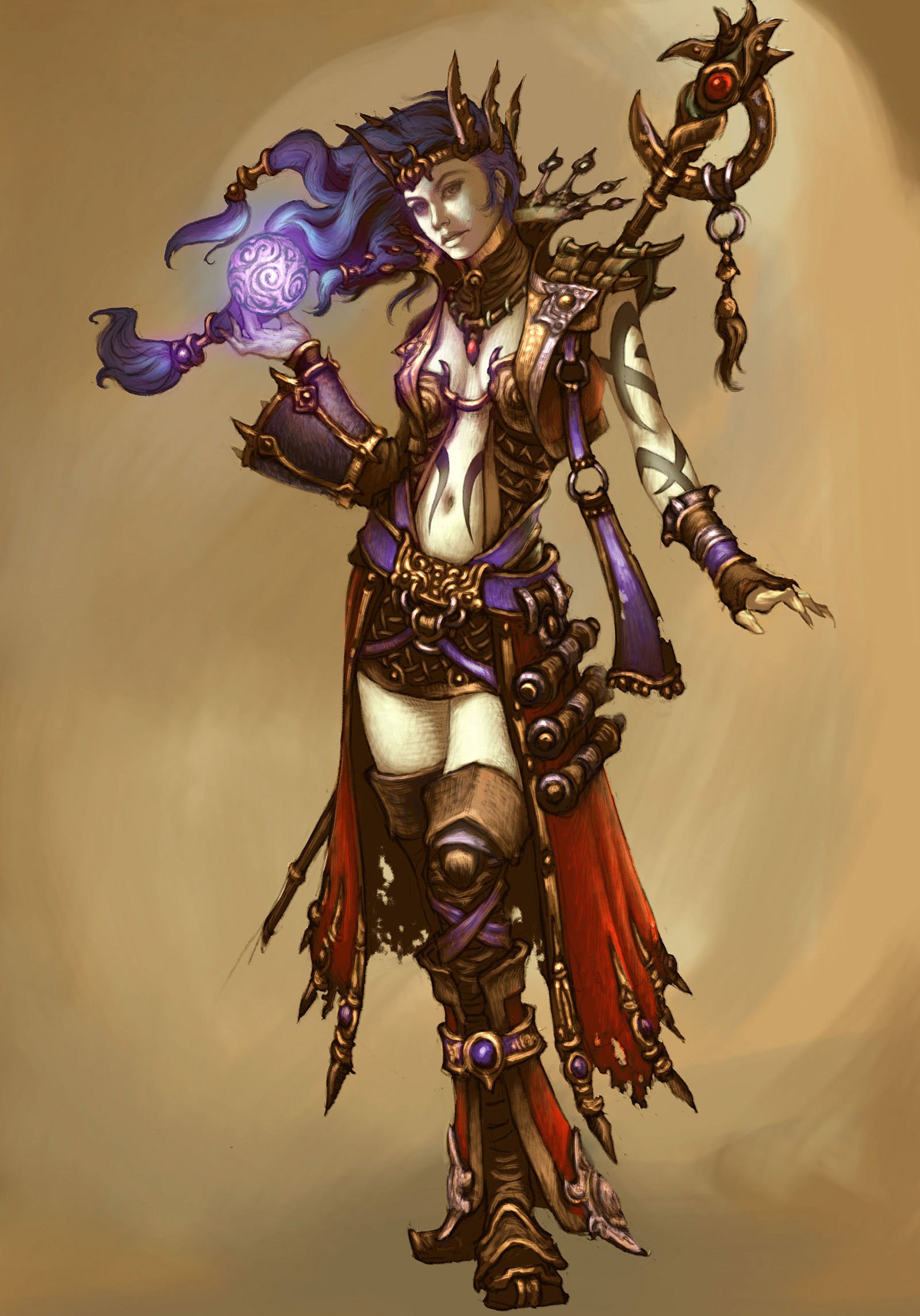 暗黑破坏神原画选集 转载自百家号作者:名予