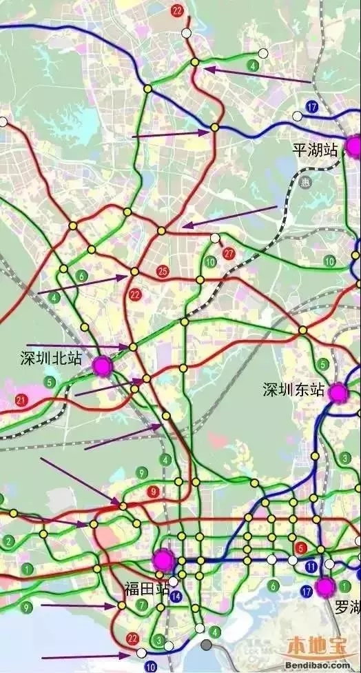龙华区有轨电车线路图图片