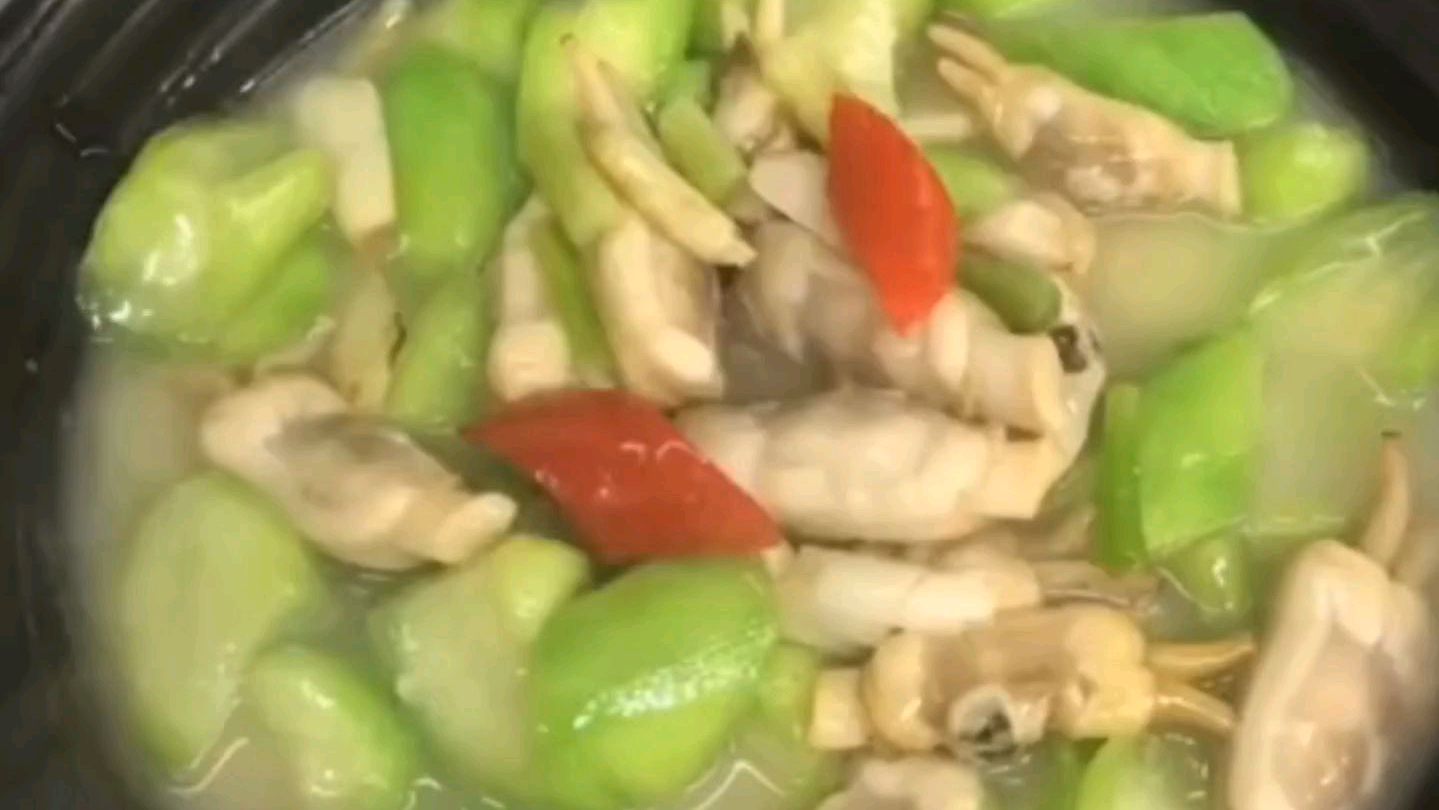 丝瓜鸡肉也可以做出鲜美滑口的好汤!