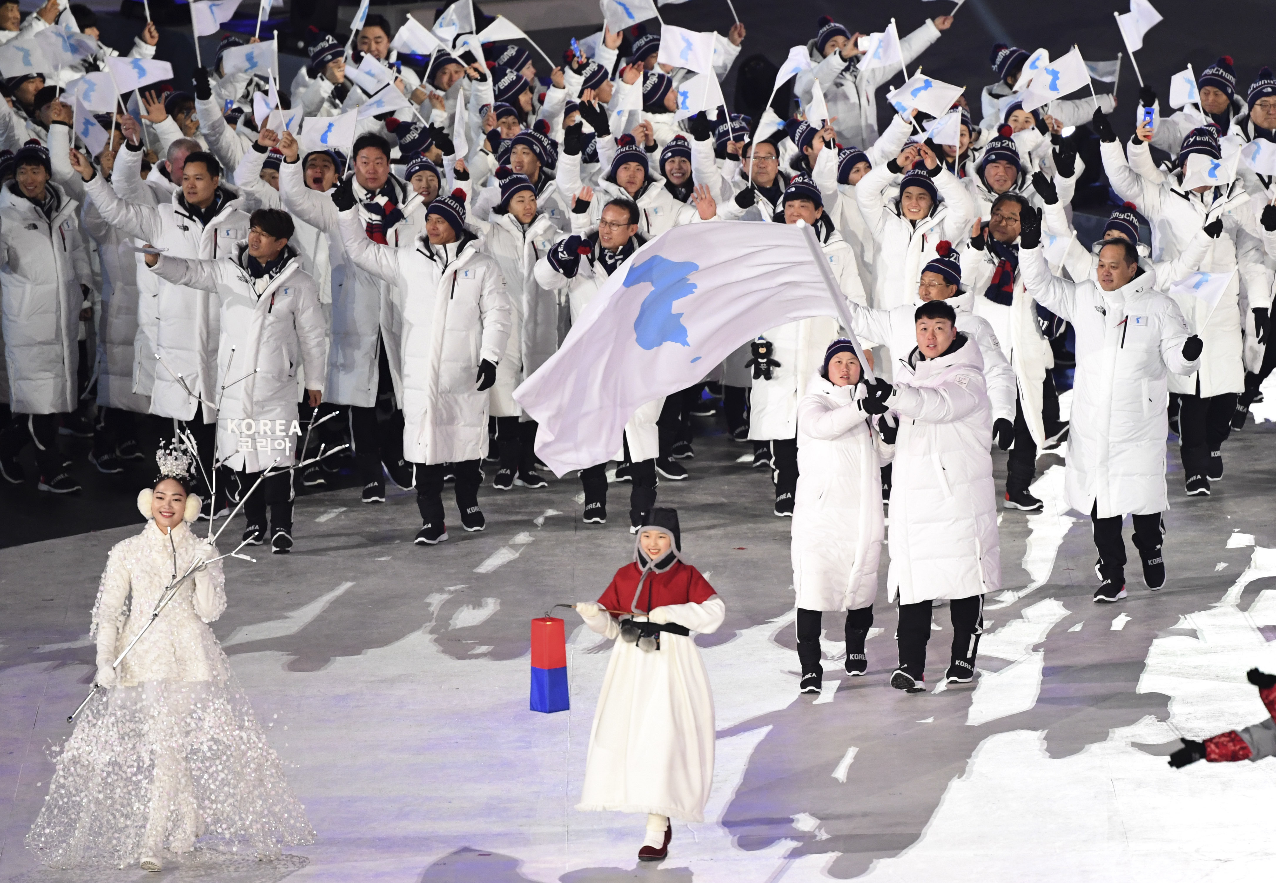 平昌冬奥会 开幕式图片