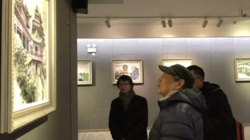 邱启先瓷画作品展19年1月5日在景市陶瓷艺术研究院景德美术馆开幕