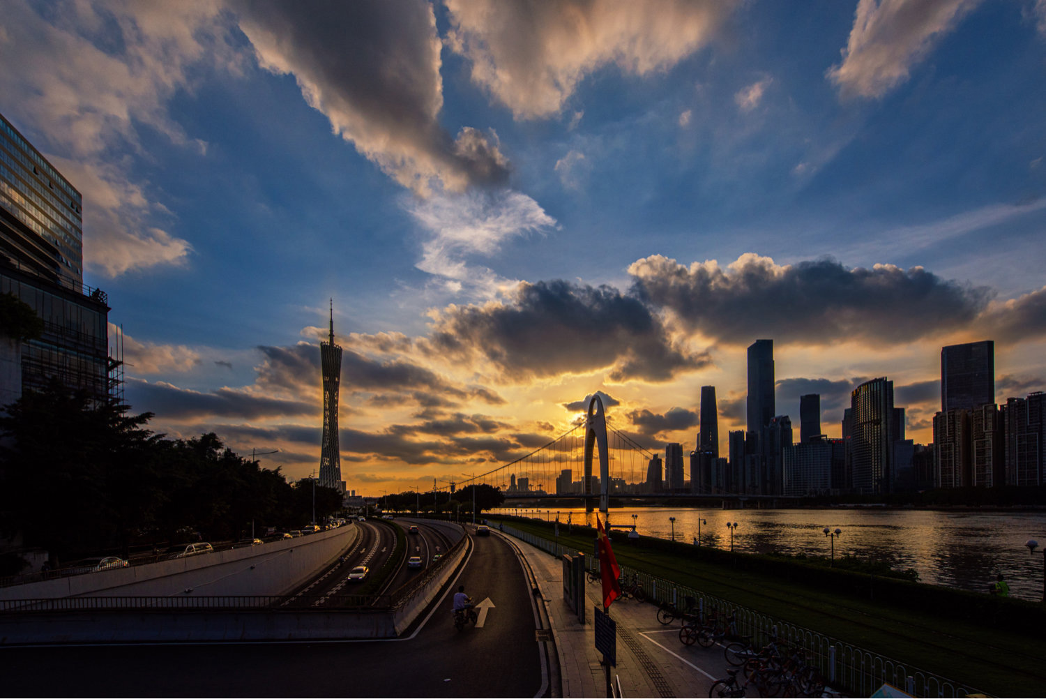 风光摄影:大美广州日落