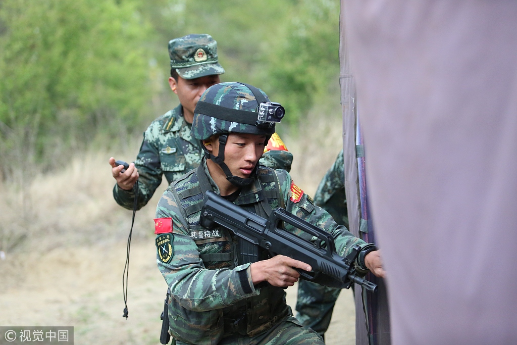 武警云南总队"魔鬼周":多课目实弹射击锤炼实战能力