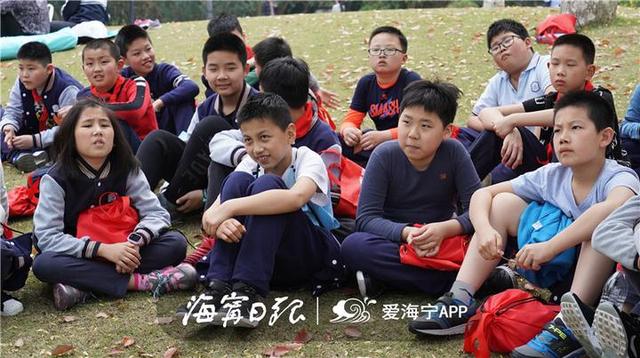 今天,海宁实验小学227位学生浙大追梦