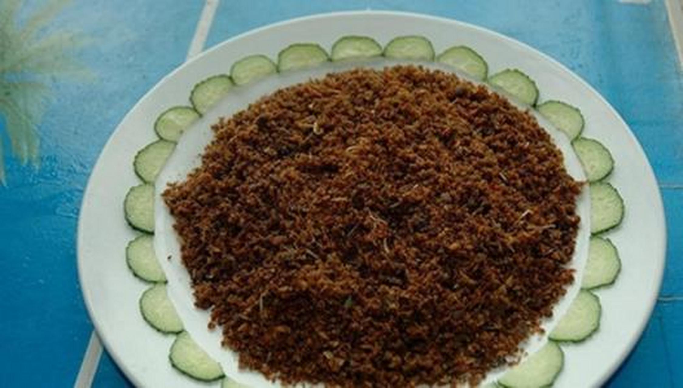 立冬创意美食#"鱼不入海不能称之为鱼,不尝炒鱼毛就不算到过赫哲家"