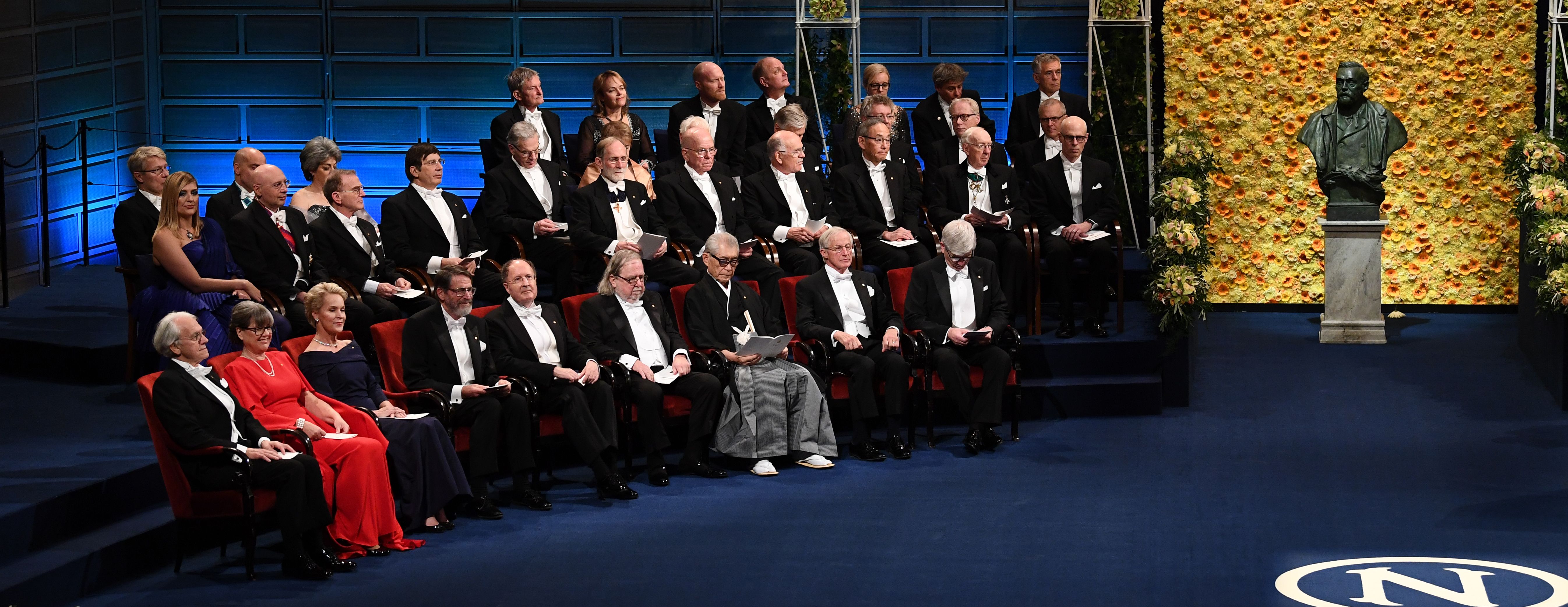 2018年诺贝尔奖颁奖仪式在斯德哥尔摩举行