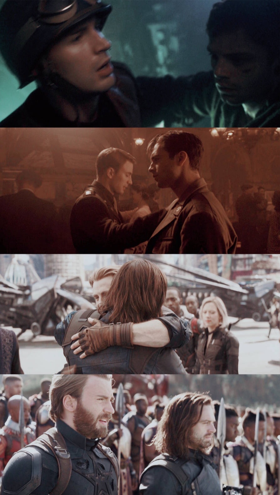 高清手机壁纸丨美队冬兵,是否还能看到你们并肩作战?