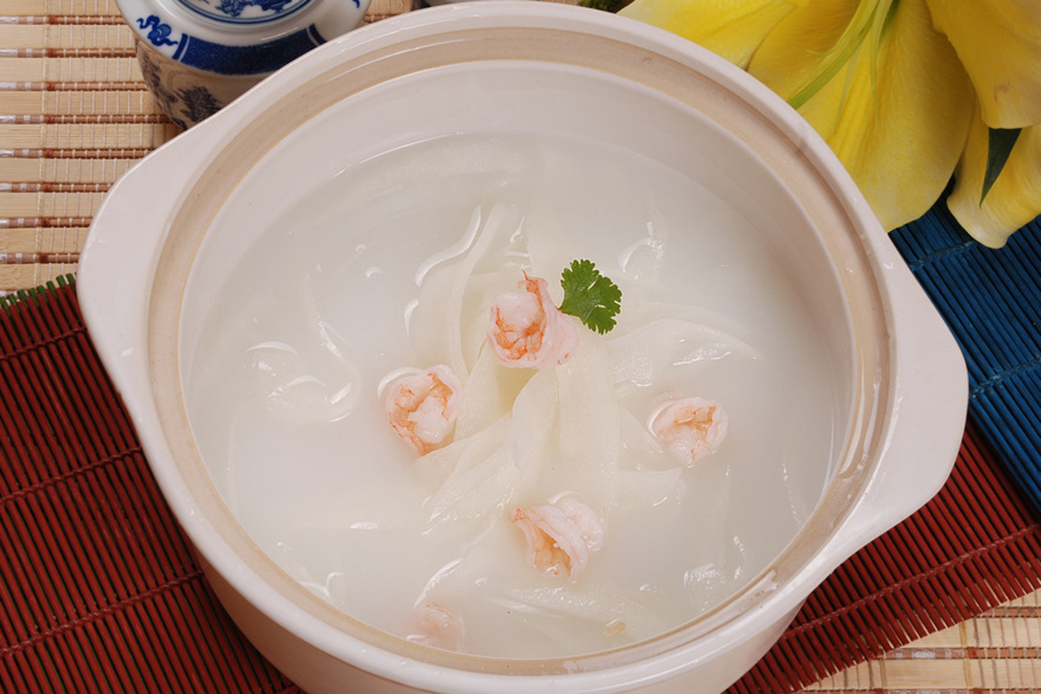 黄瓜虾仁汤图片