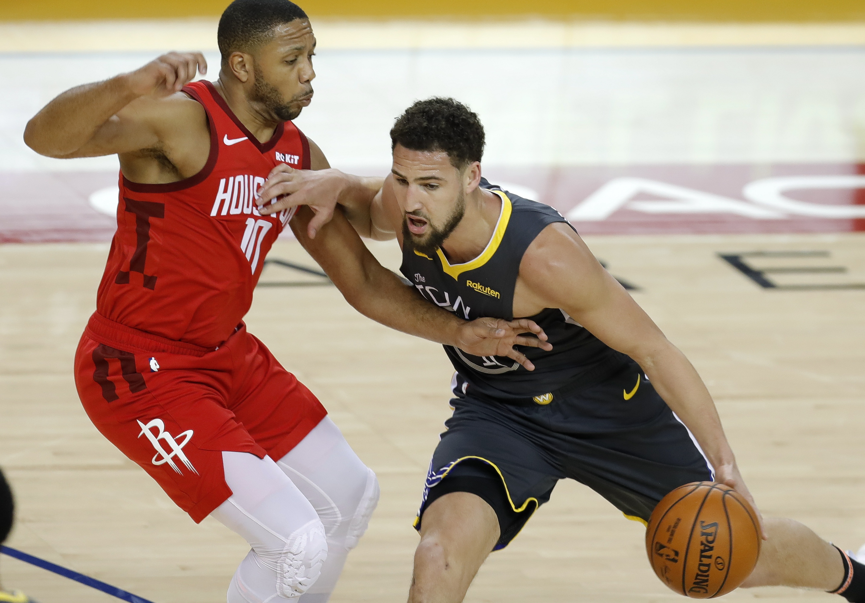 奥克兰,2019年2月24日    (体育)(7)篮球——nba常规赛:勇士不敌火箭