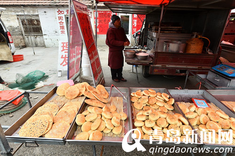 农村大集美食图片