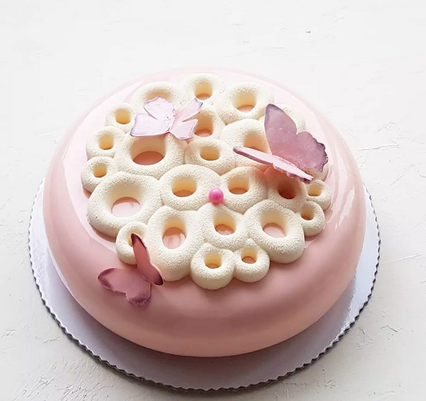 淋面慕斯蛋糕装饰