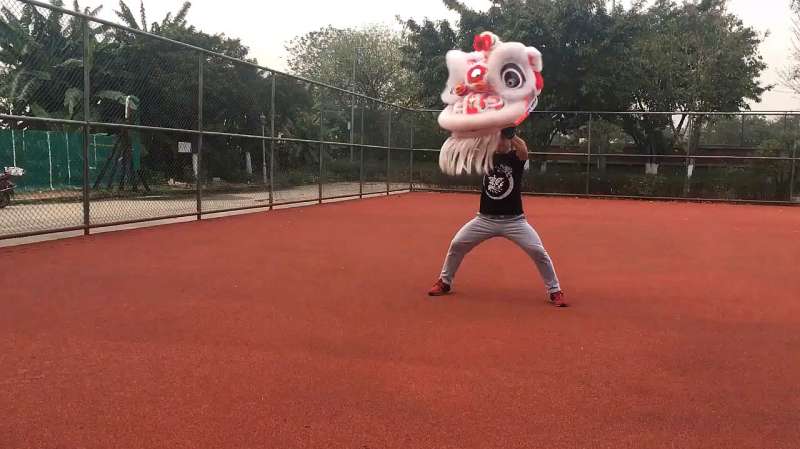 舞狮基本动作教学视频,狮头表演,文化传统,体育,体育周边,好看视频