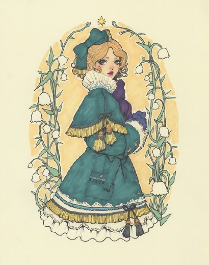 福利:这种画风的少女好美,各有各的风格!