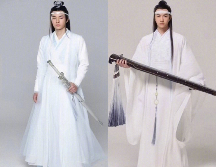 《陈情令》蓝忘机魏无羡初始定妆照,王一博变书生,儒雅气质爆棚