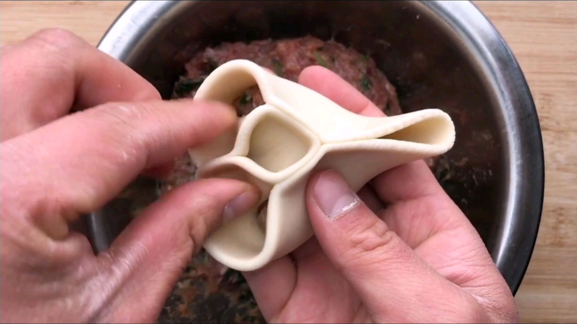2种十分少见的包饺子手法,简单易学,见到的人都说好看