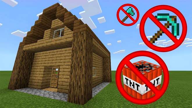 [图]我的世界：如何在Minecraft中制作一个牢不可破的房子