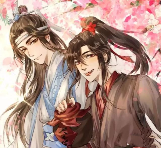 魔道祖师同人,魏无羡男扮女装国色天香,蓝忘机黑衣墨发冷冽如霜