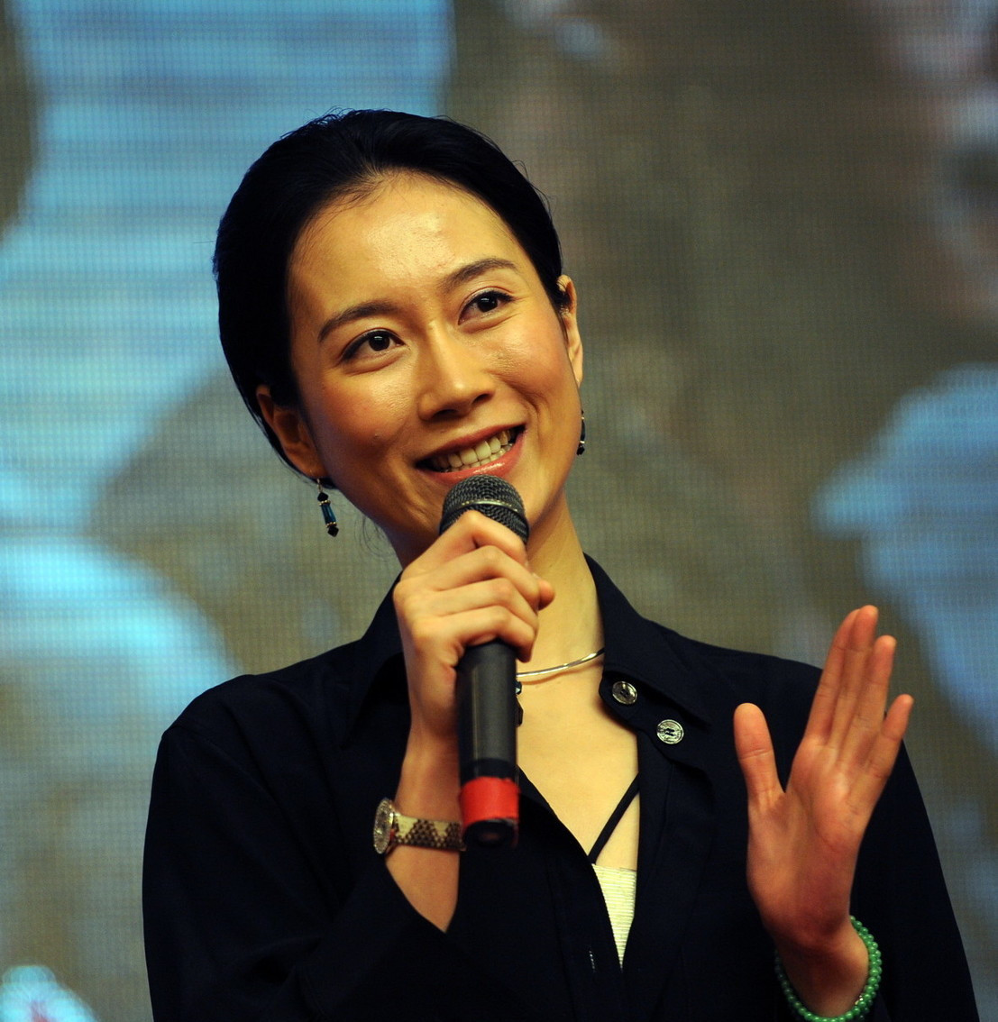 2003年,参演《刺虎,与年羹尧的扮演者吕良伟是一对恋人,扮演湘红;同