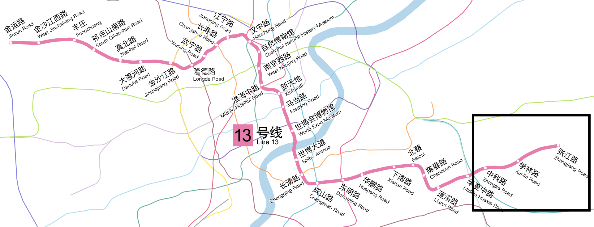上海地铁13号线客流量稳步上涨:东段增加很迅速,西段还要延伸