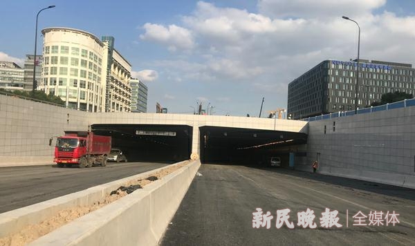 北翟路地道基本建成 10月下旬通车保障进博会