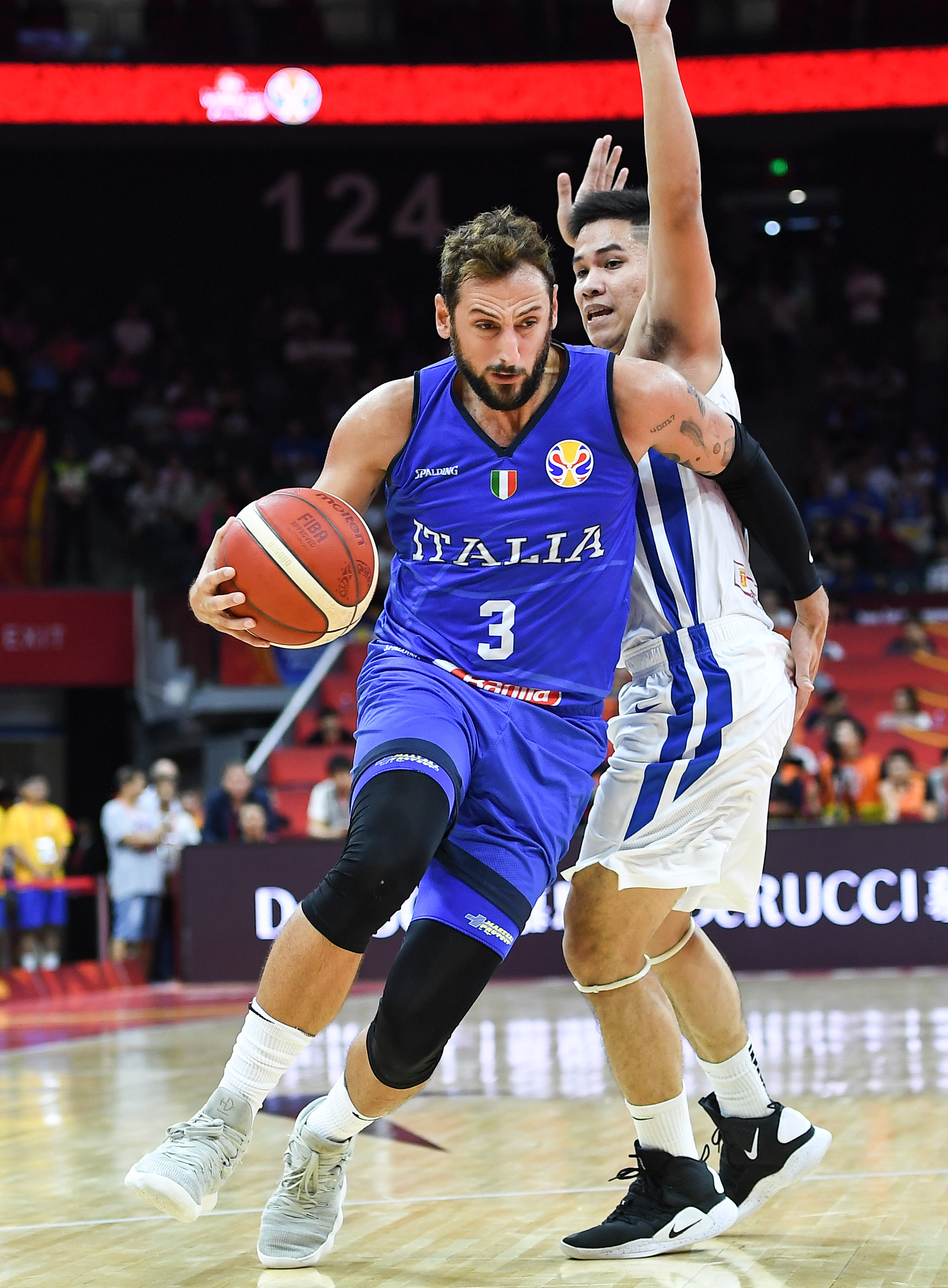 篮球——小组赛:意大利队胜菲律宾队