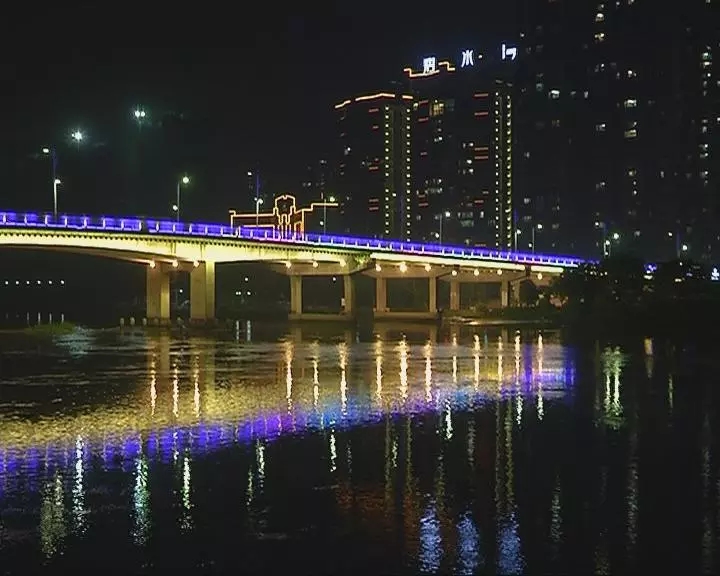 揭阳大桥夜景图片