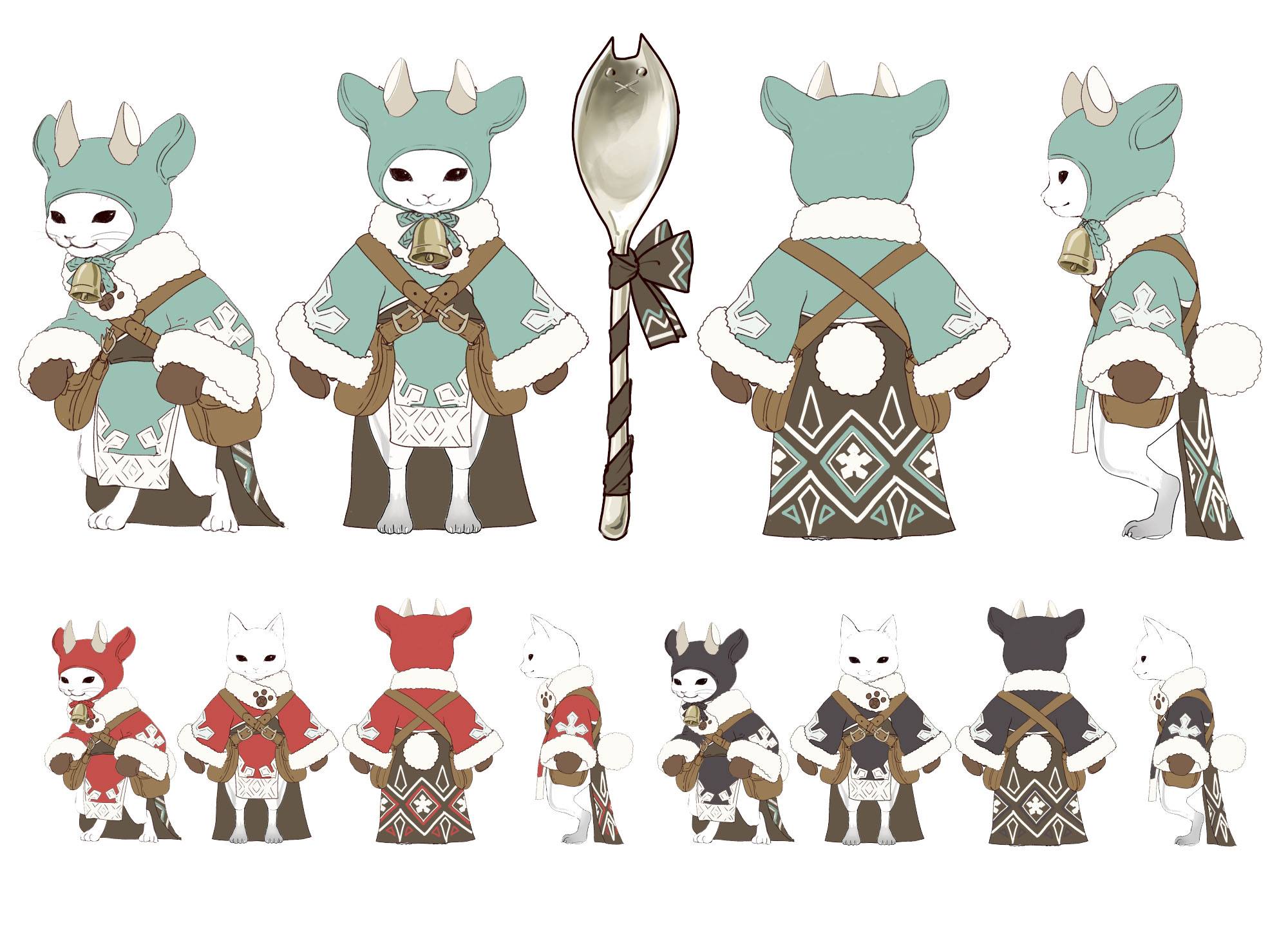 《怪物猎人世界》玩家设计艾露猫套装 官方公布入围作品