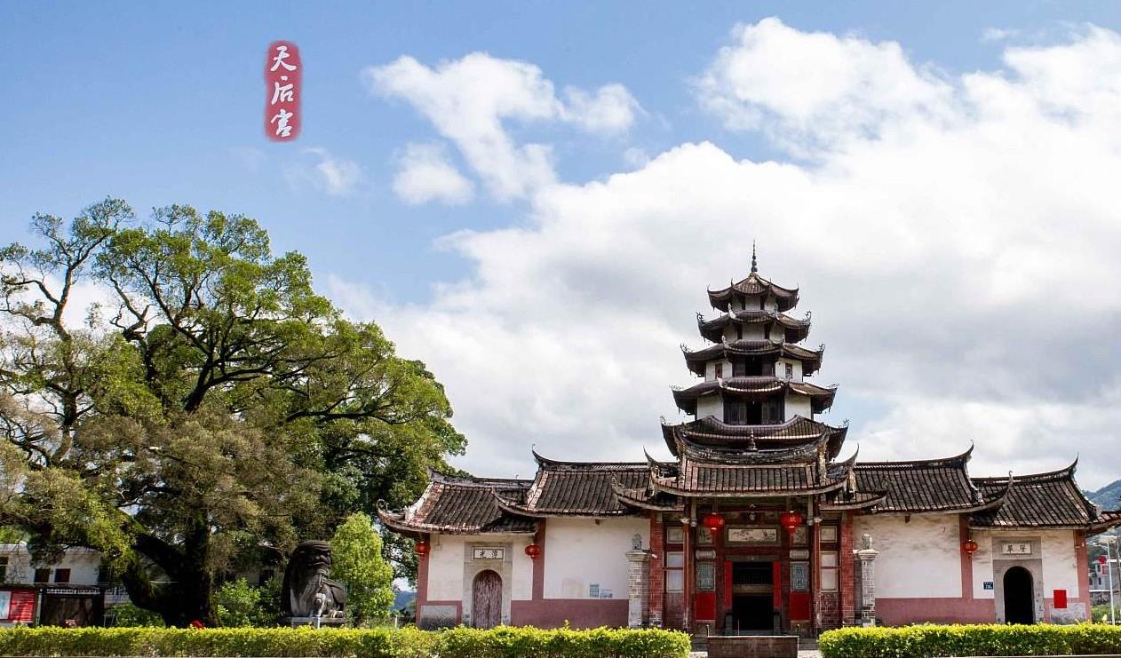 福建龙岩这座天后宫,中国仅存的"塔"式宫殿建筑