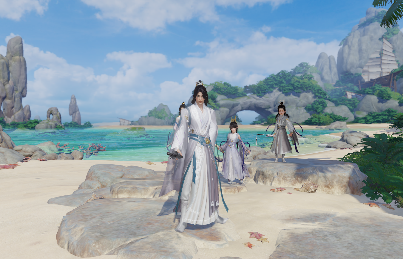 剑网3新门派蓬莱:萝莉仙气十足,成男发型变非主流!