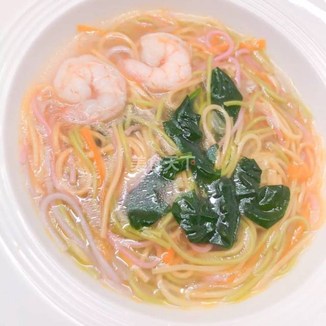 蝦仁菠菜面,寶寶也能吃的鮮美主食