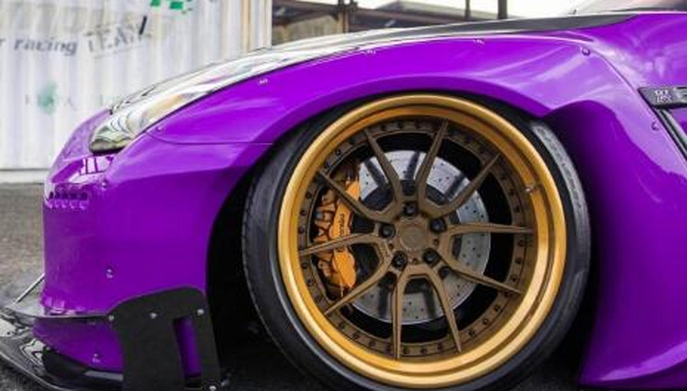 宽体紫战神gtr,好喜欢哦!