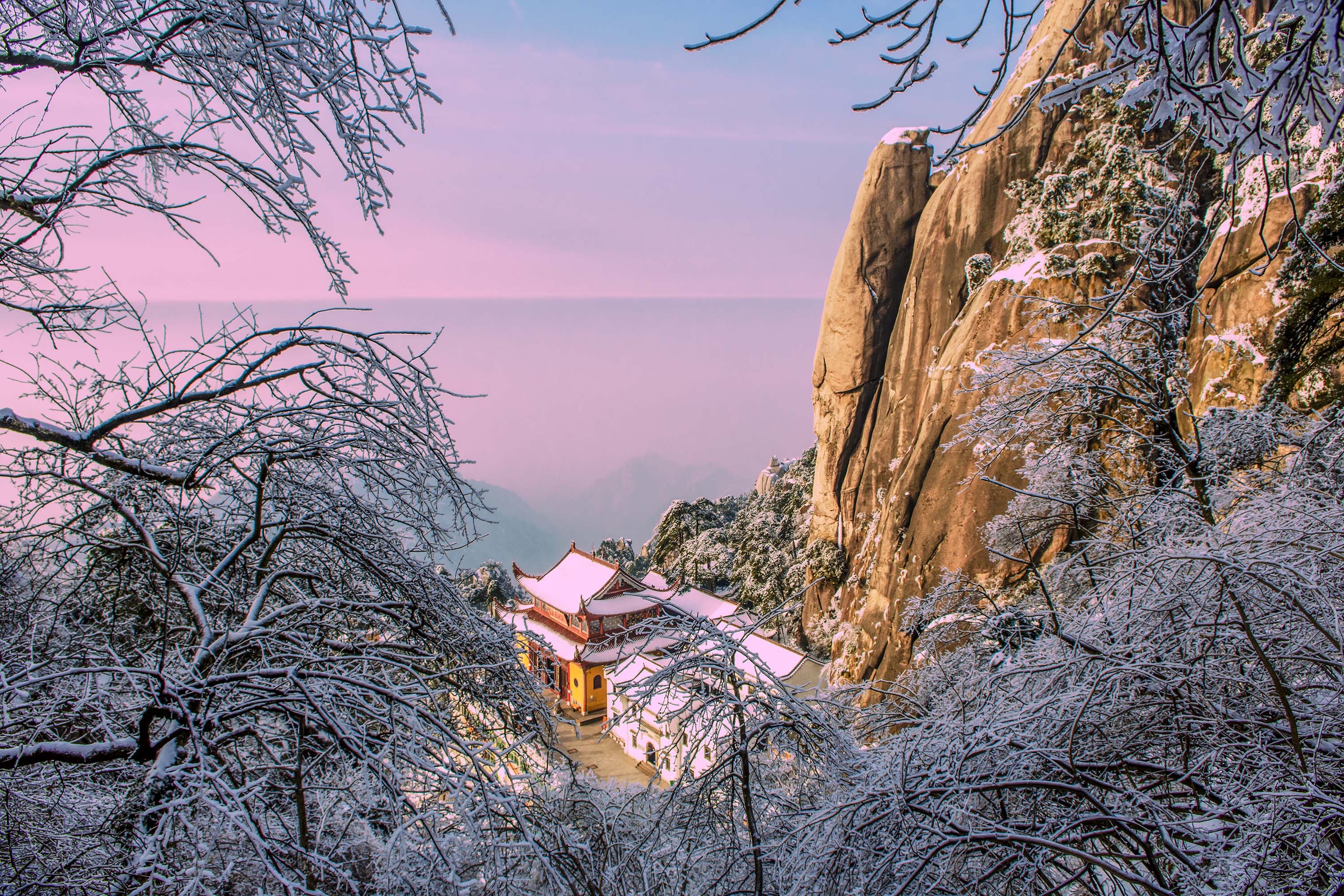 冬季旅游丨东南第一山的雪景不输黄山,更有韵味,太多人不知!