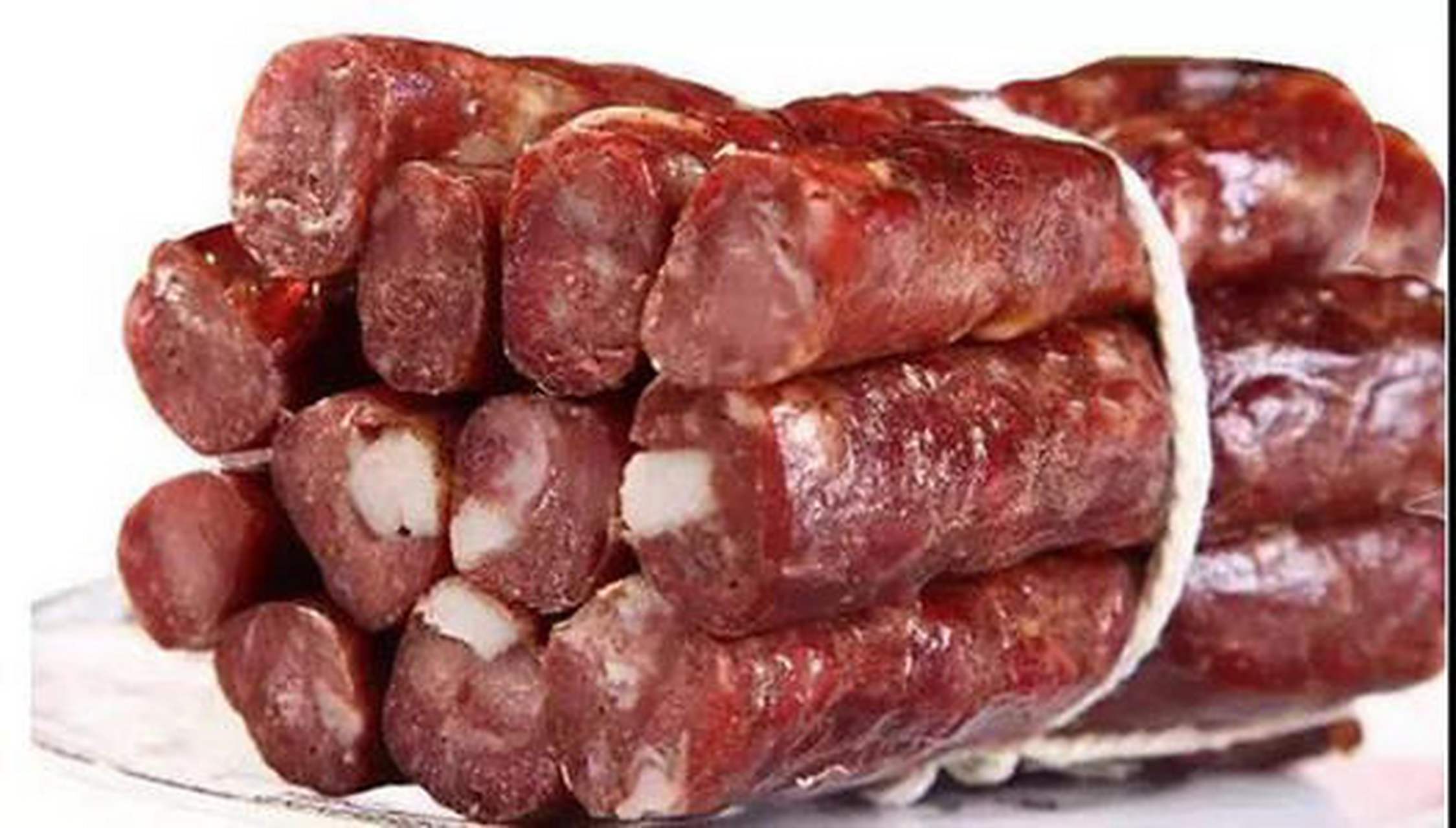 城市身边事#【哈尔滨美食】哈尔滨干肠是哈市特产之一,因为它味道鲜