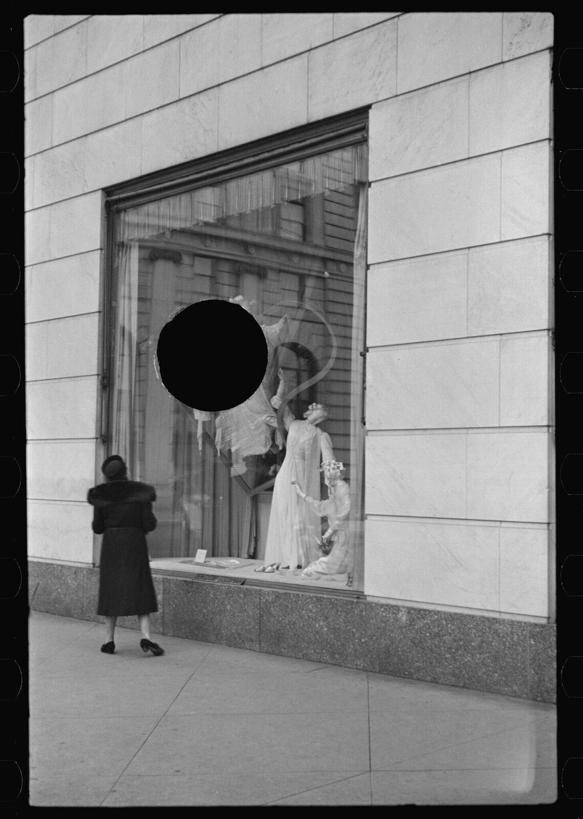 美国大萧条时代的照片,黑点不是马萨克,有特殊含义