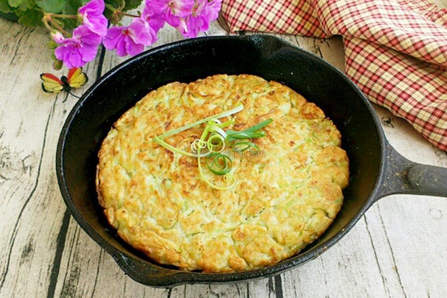 小时候吃的丝瓜烙,满满童年回忆,美味可口人人爱