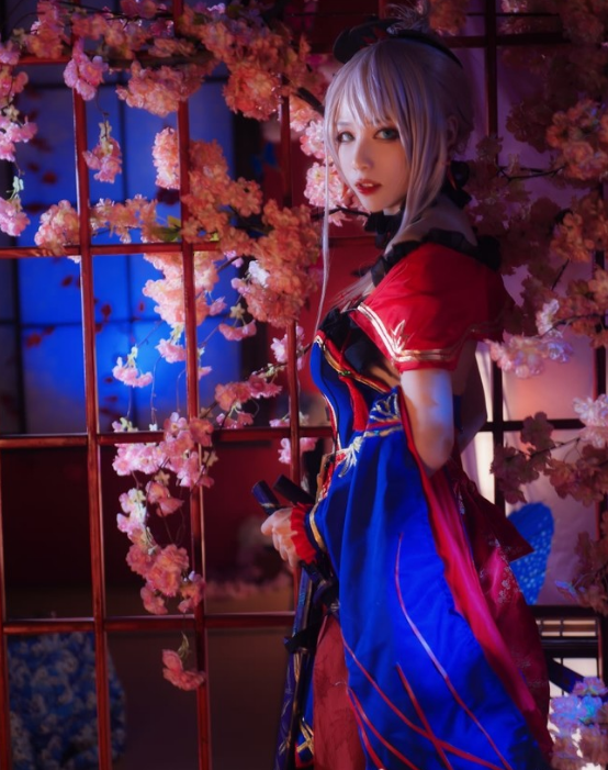 fgo宫本武藏cos,网友大呼:这恋爱的感觉又来了,我怎么