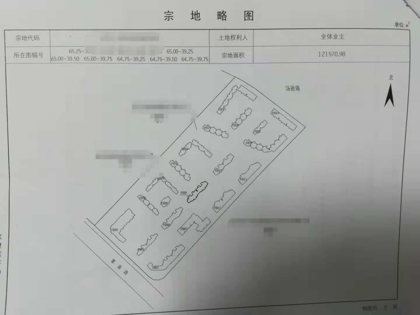 农村房产分户图图片