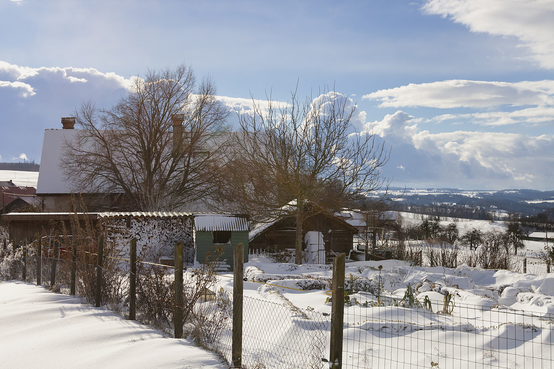 北海道雪景高清壁纸图片