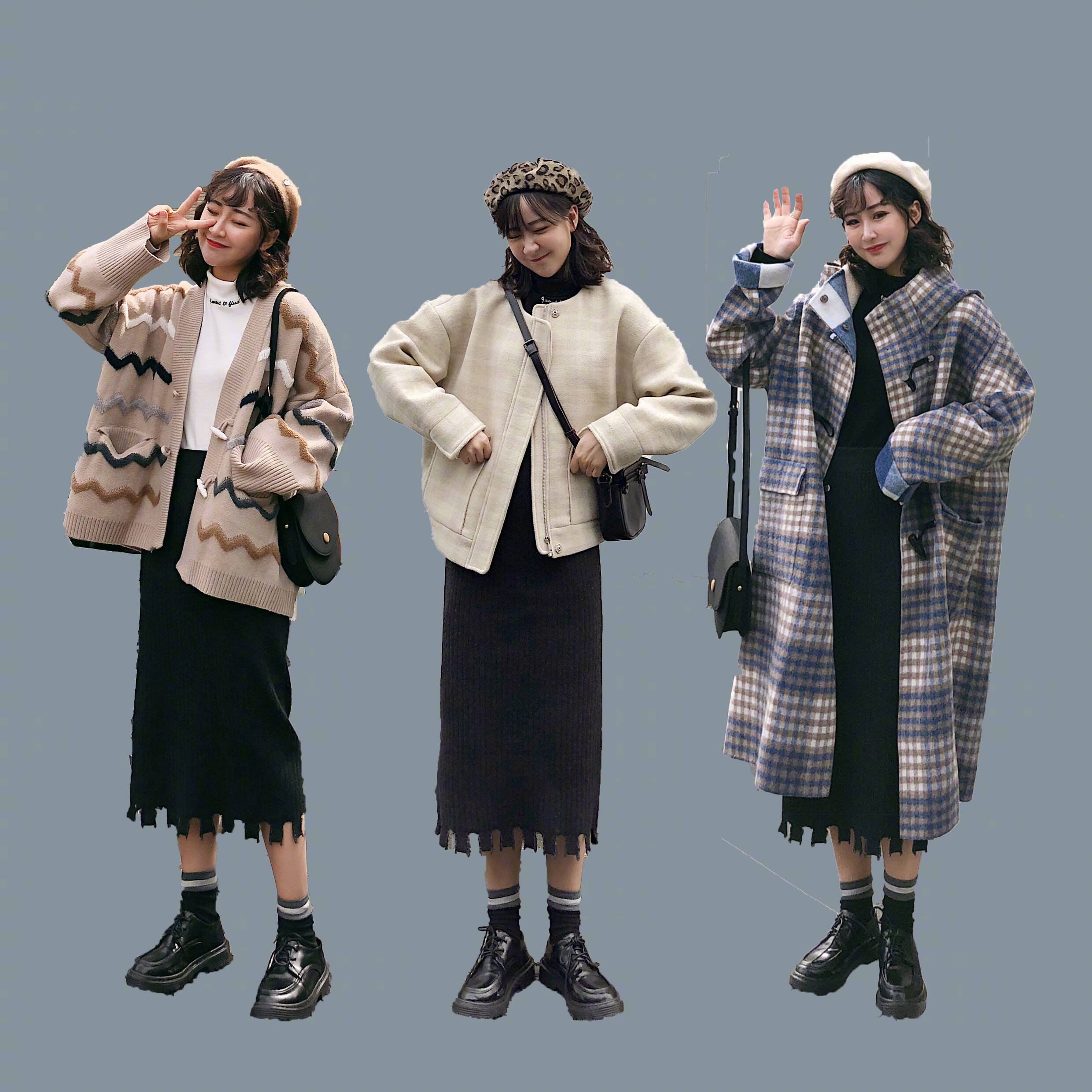 穿搭look:27套冬日穿搭,一起来做最亮眼的小姐姐