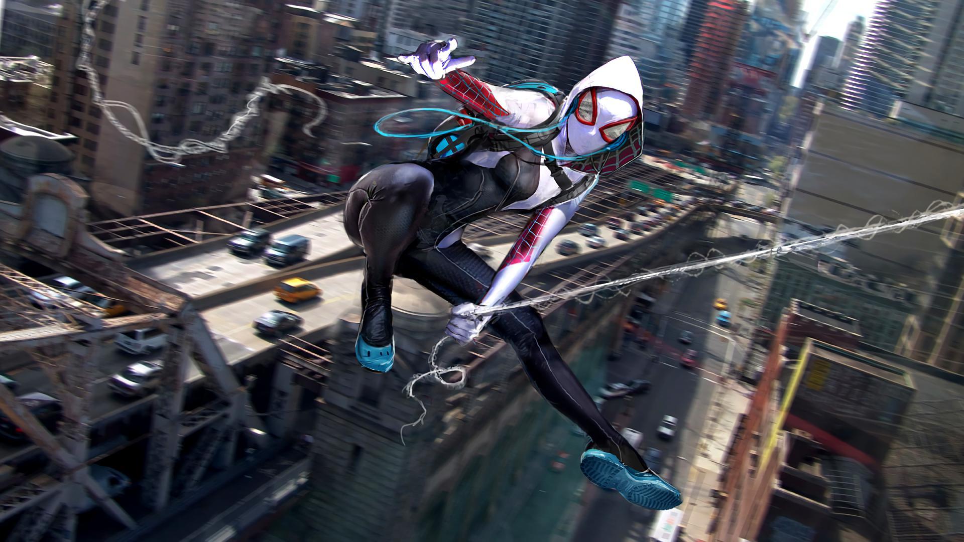 女蜘蛛侠格温一套高清壁纸图